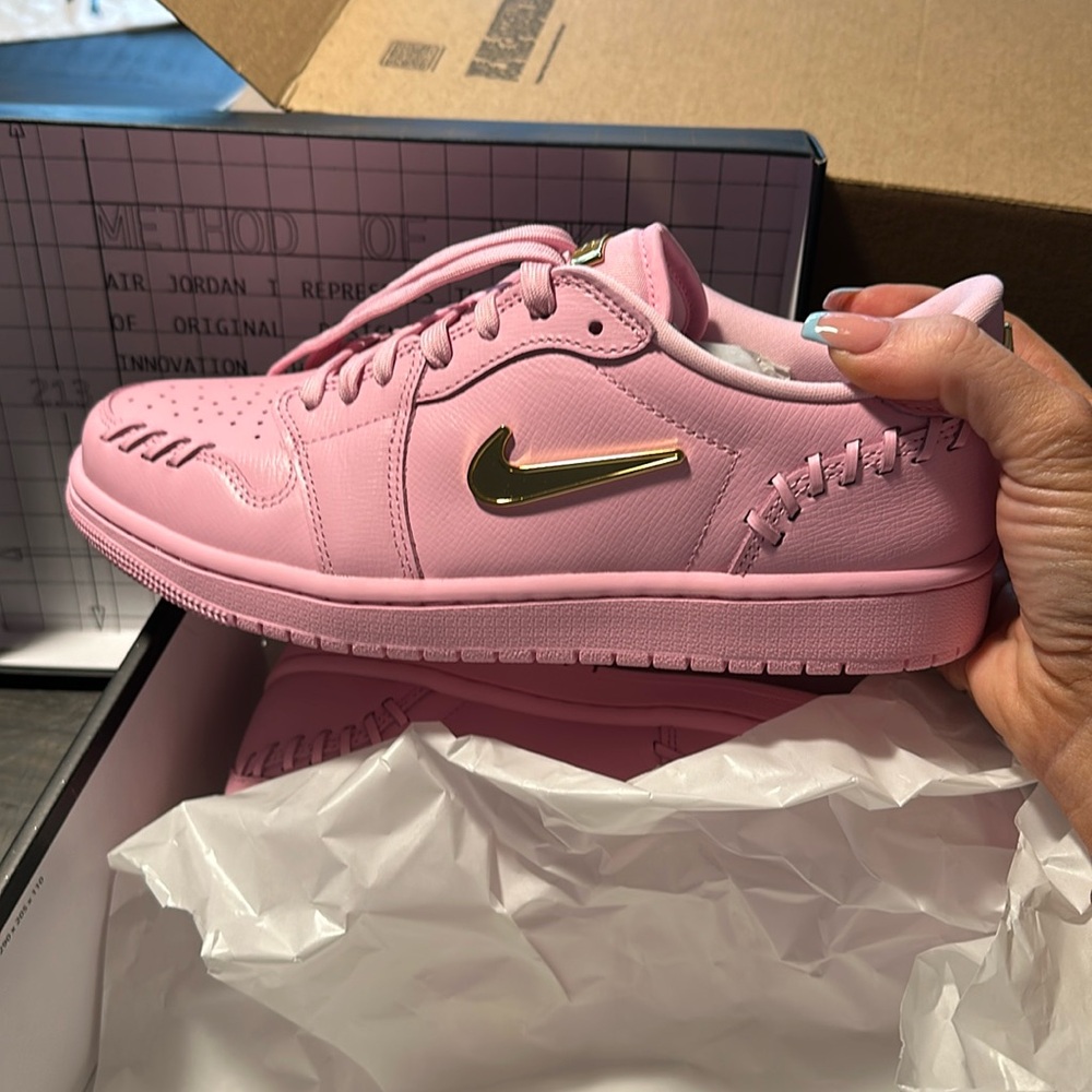air Jordan 1 method of make low perfect pink